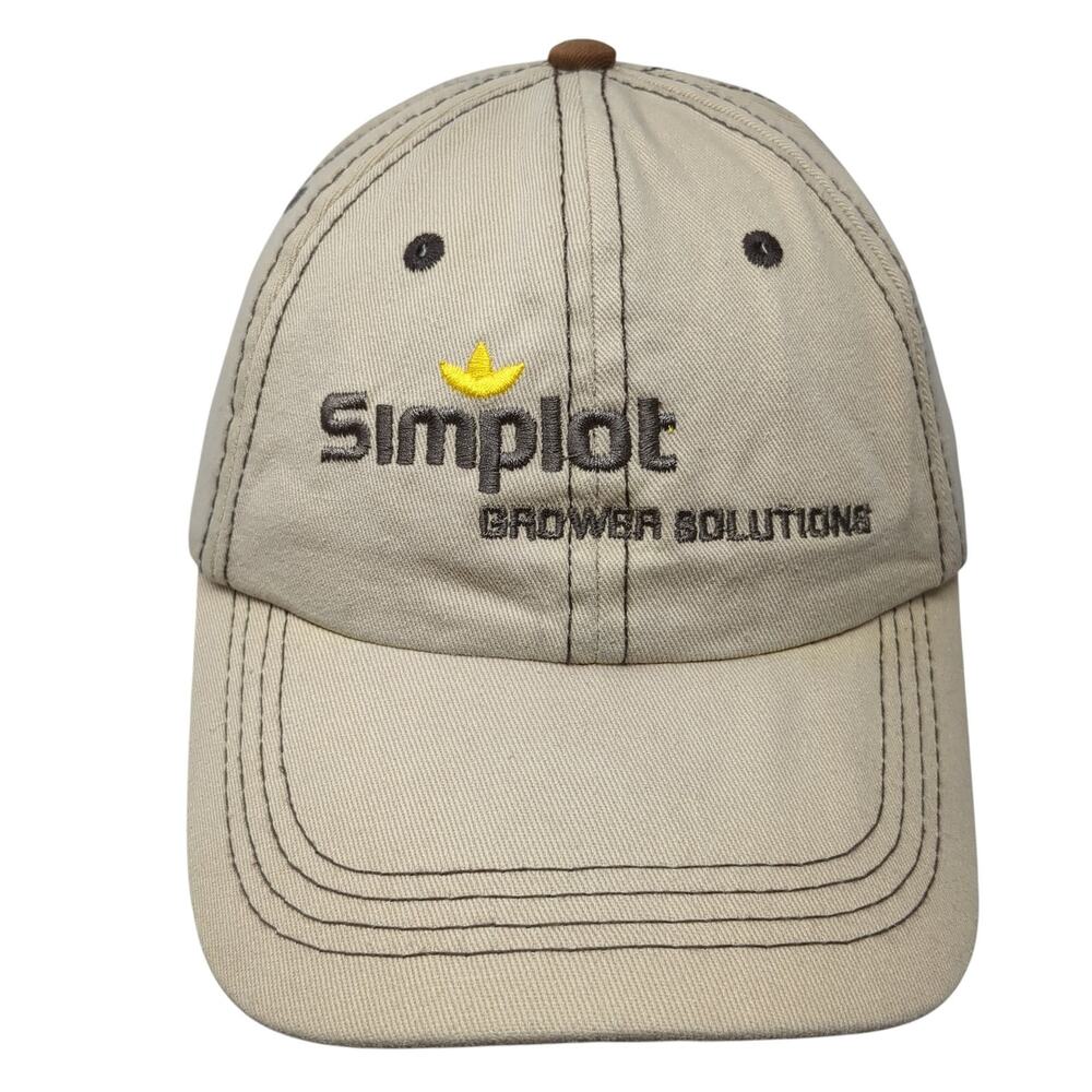 Simplot Grower Solutions Baseball Cap Beige One S… - image 1